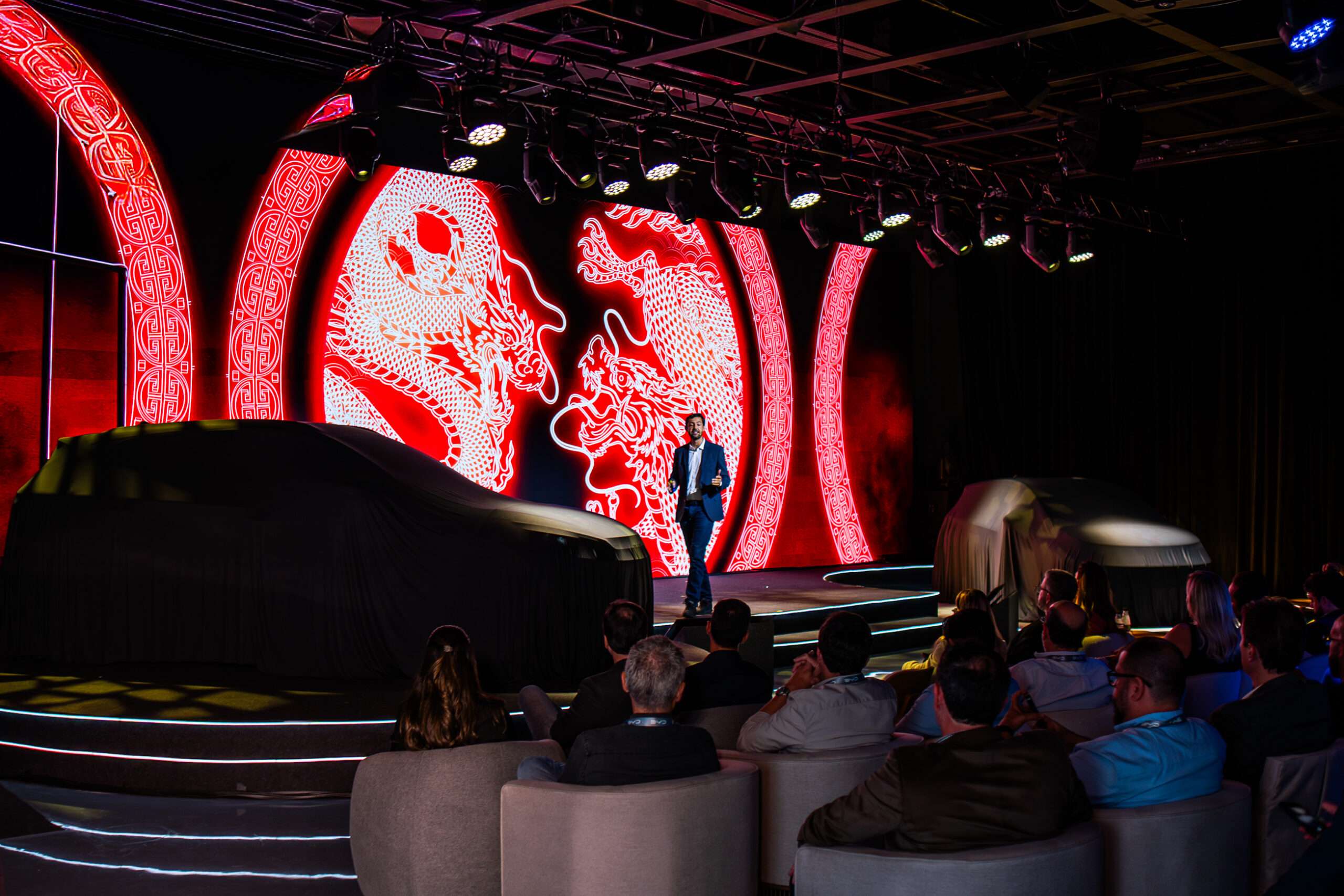 lançamento BYD evento corporativo