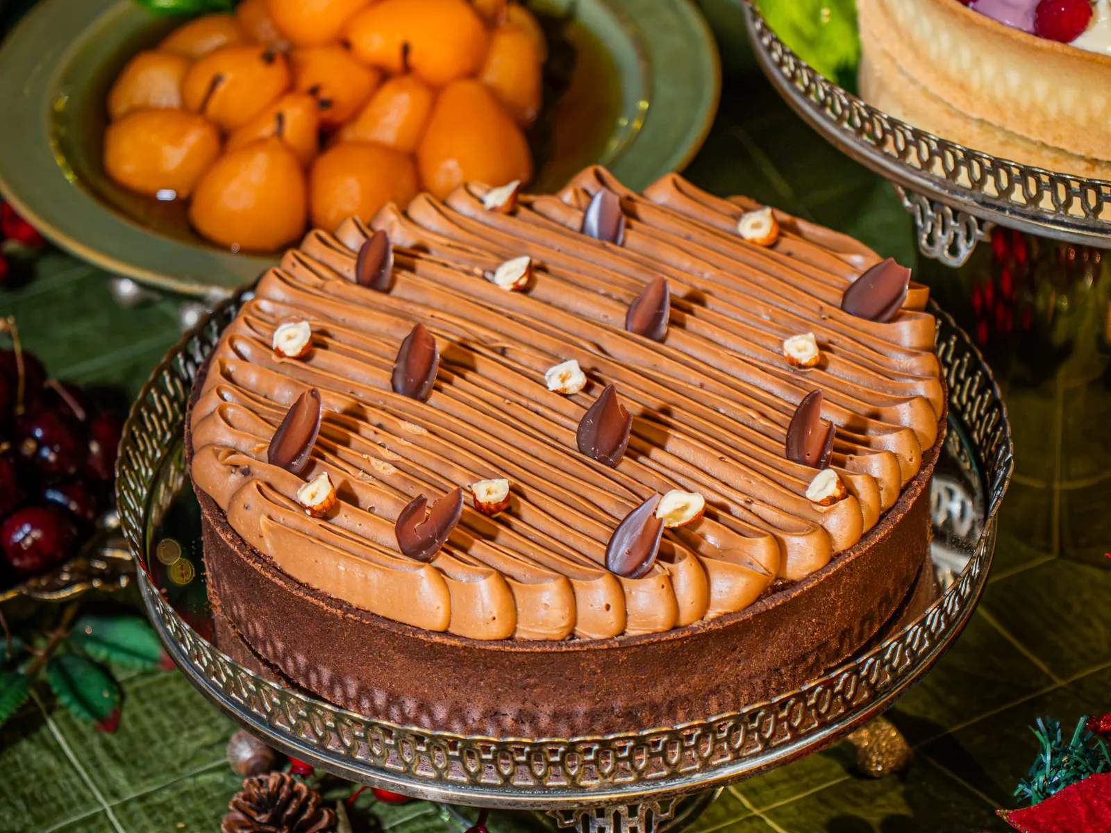 Torta de creme de avelãs